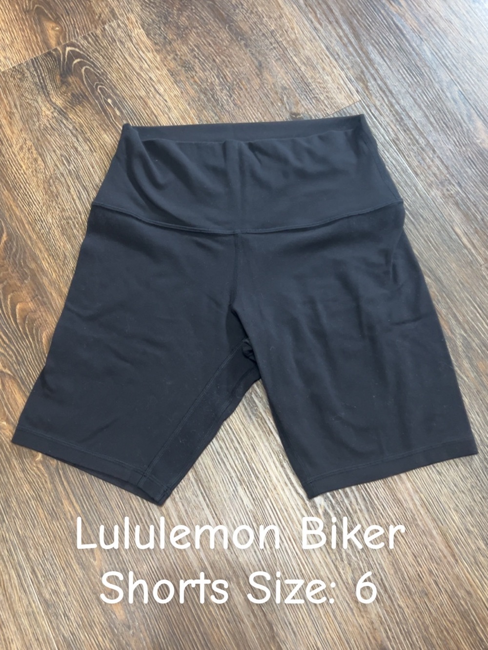 lululemon athletica Black High-Waist Bike Shorts
